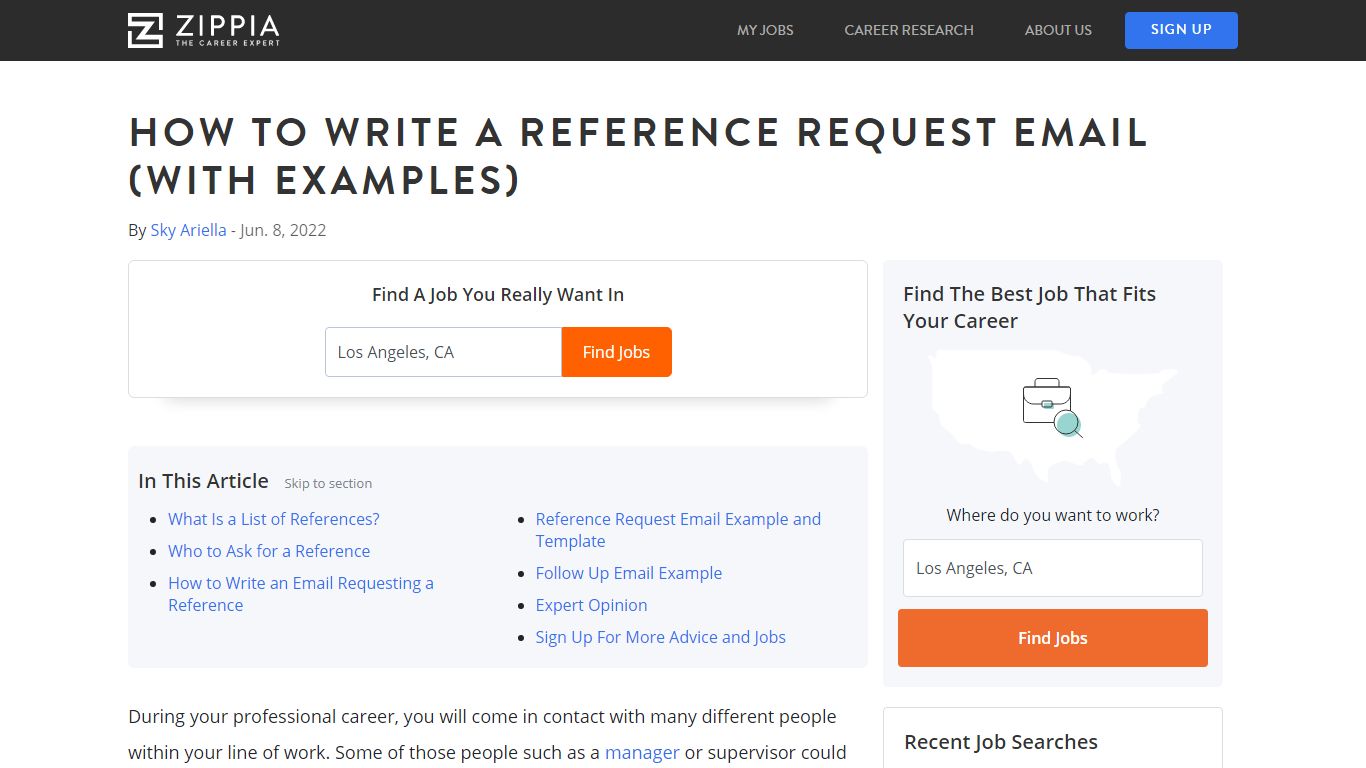 How To Write A Reference Request Email (With Examples)